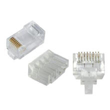 Crystal rj45 conectores hembra, cat5e cat6 cat7 rj45 enchufe / rj45 conector precio barato